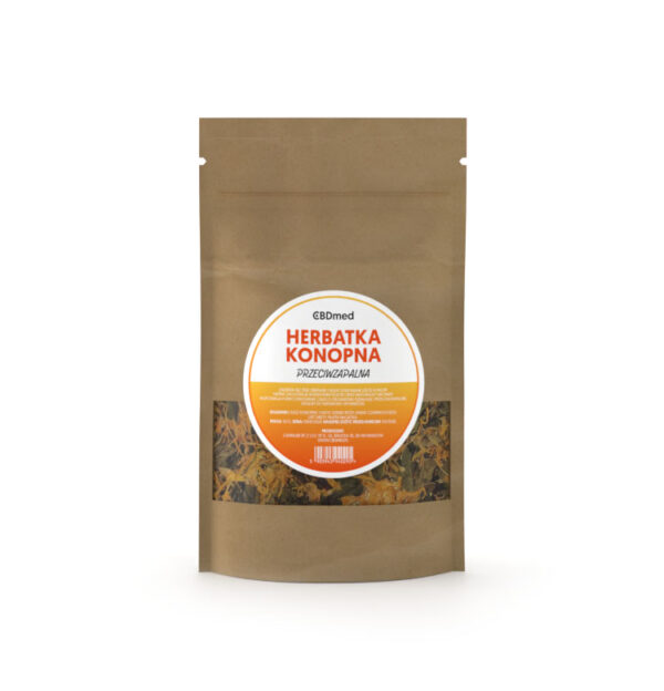 h2 CBDmed Herbatka konopna przeciwzapalna 50g - obrazek 1