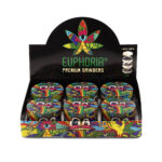 Euphoria - Młynek metalowy Vibrant 63mm 4 części - obrazek 2